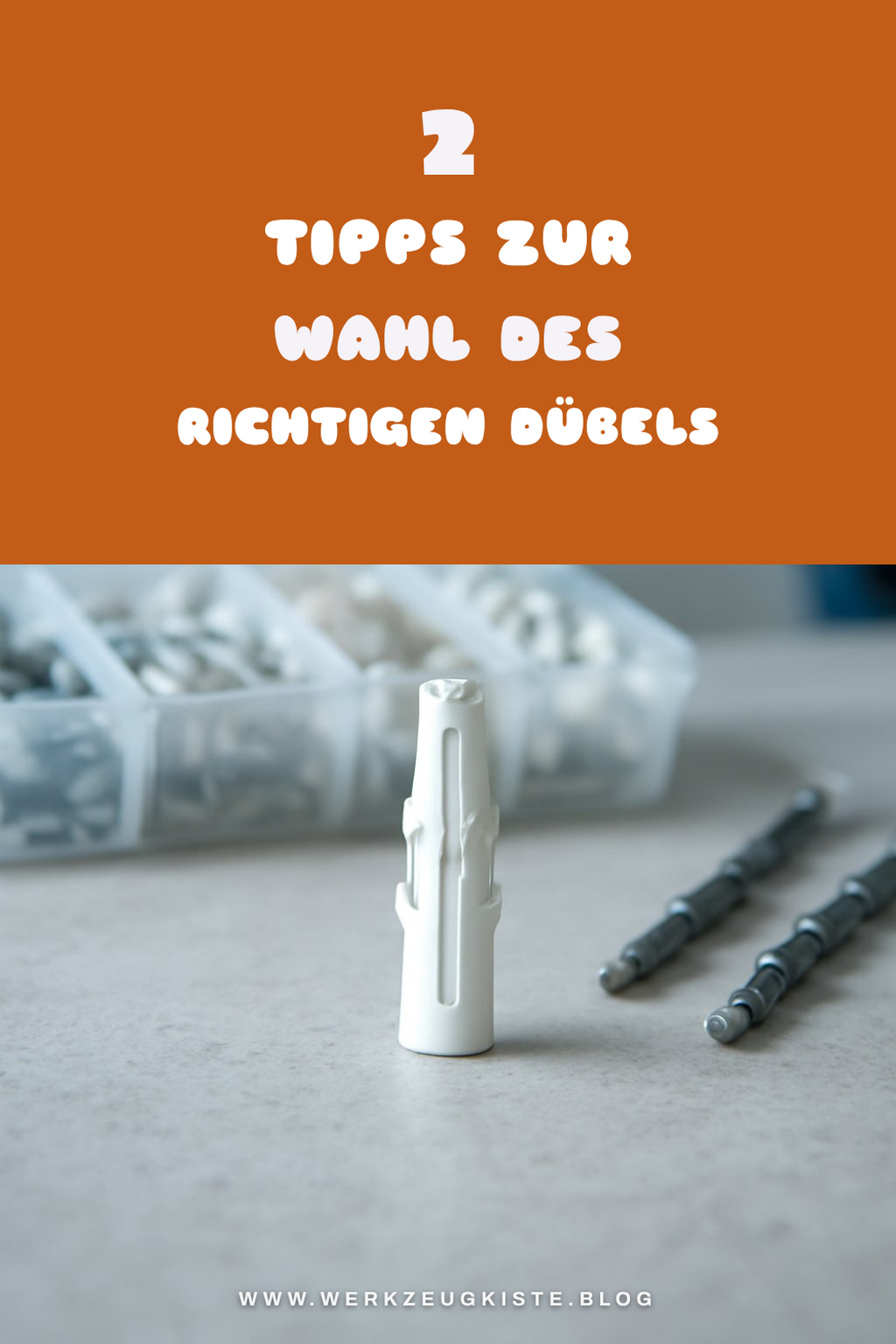 So wählst du den richtigen Dübel für jede Wand