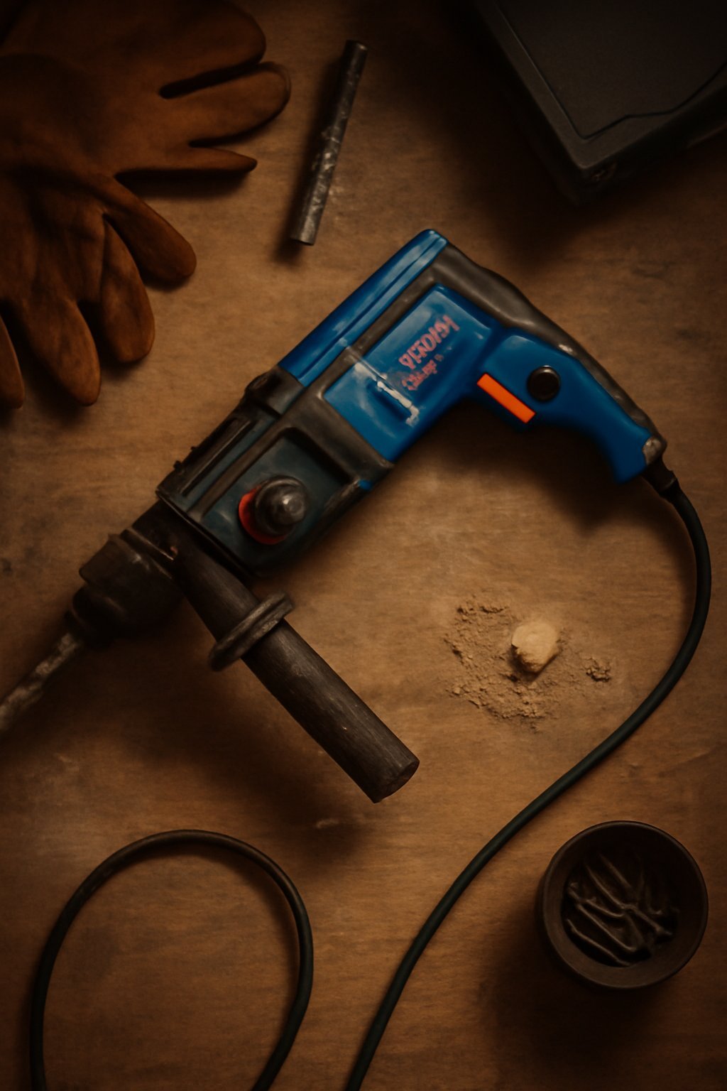 Bequemer Handgriff für Bohrhammer