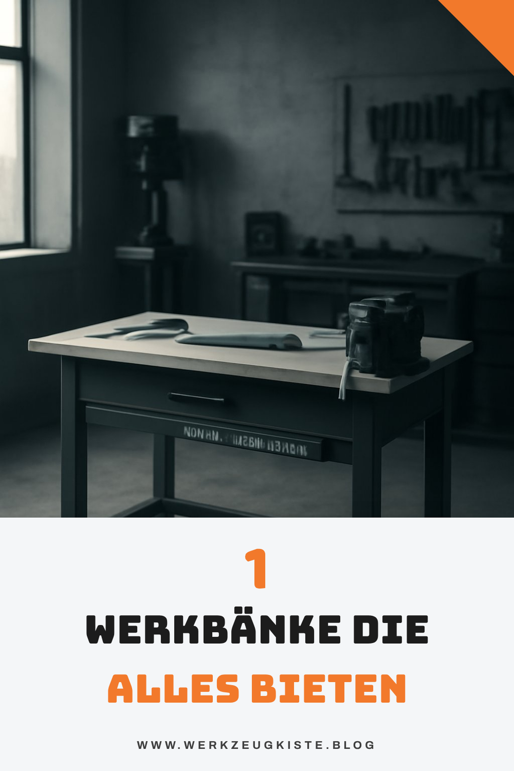 Werkbänke mit umfangreichem Zubehör