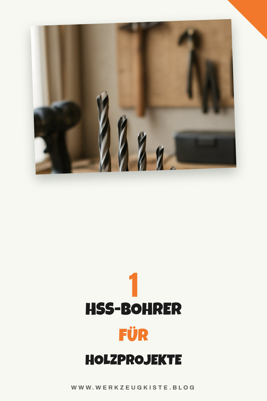 HSS-Bohrer für Holzarbeiten