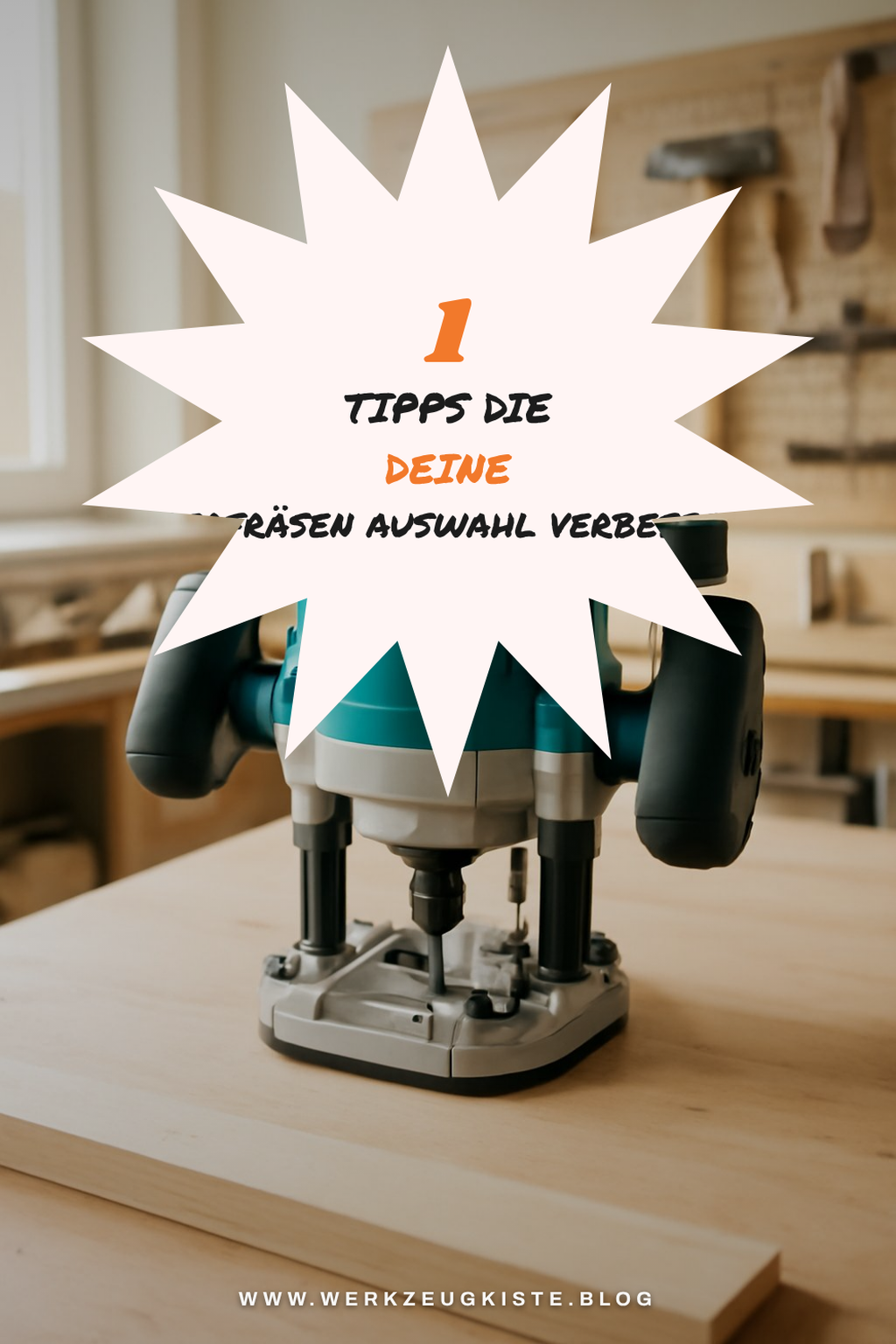 So findest du die beste Oberfräse für deine Projekte