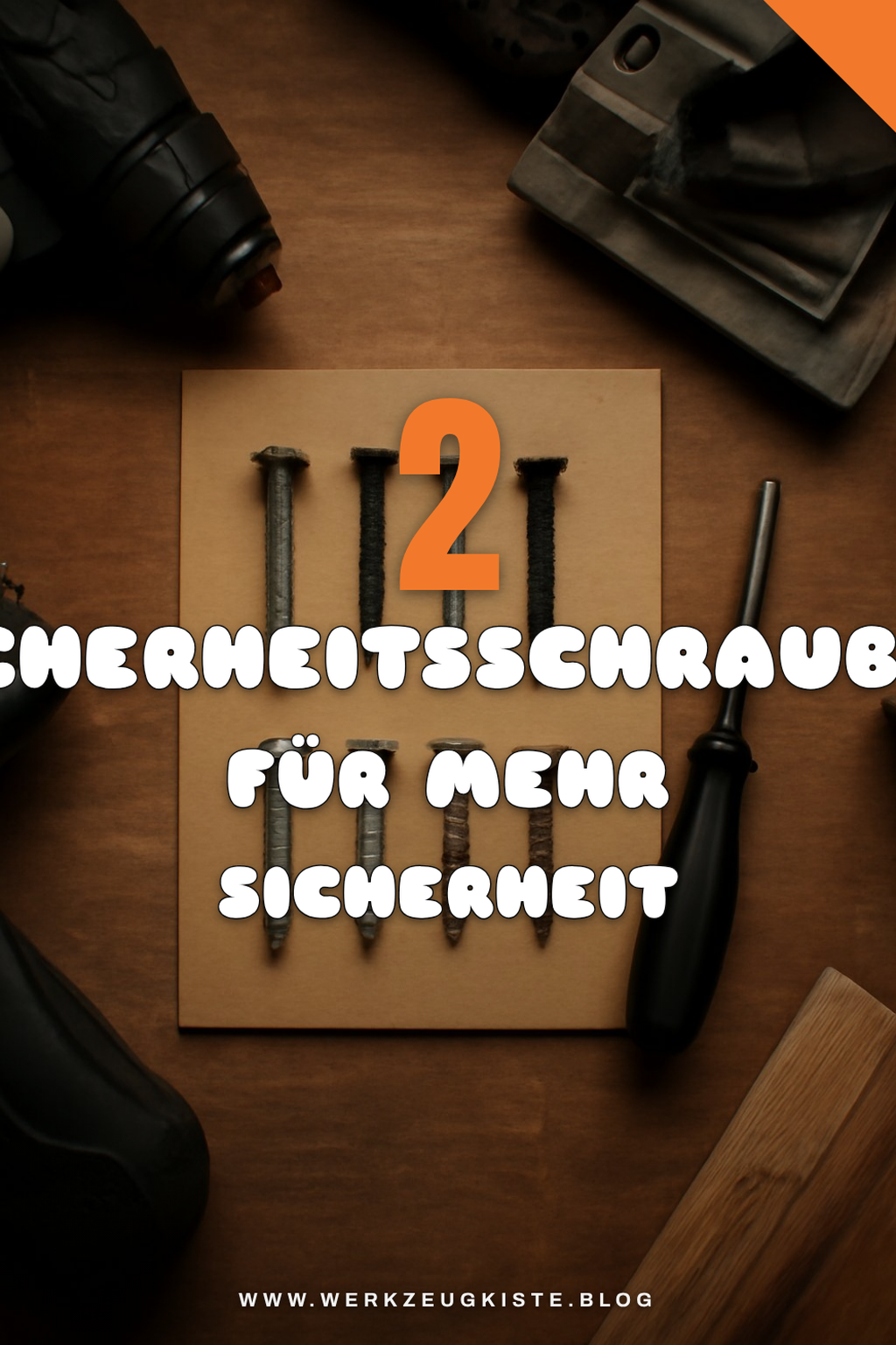 Sicherheitsschrauben für zusätzliche Sicherheit