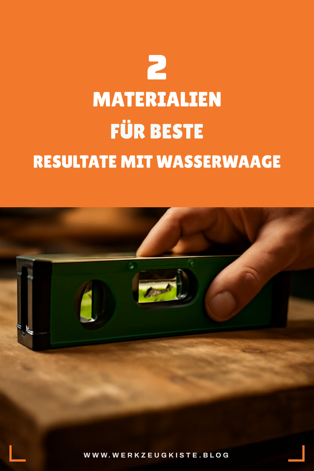 Diese 2 Materialien für beste Resultate