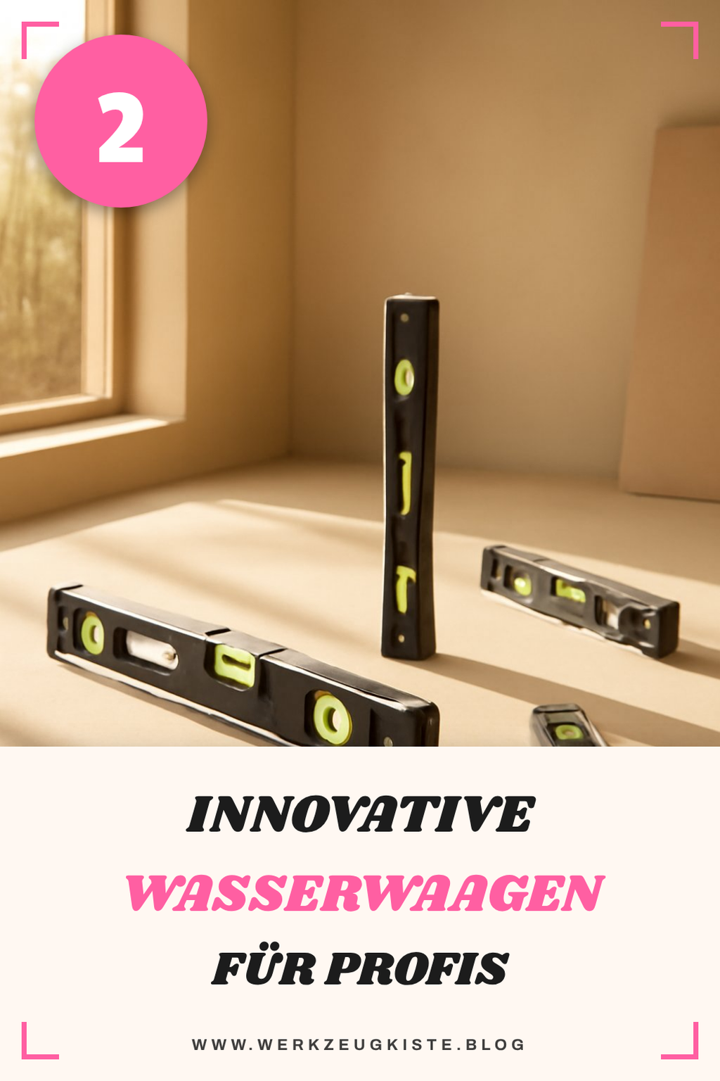 Innovative Wasserwaagen für Profis