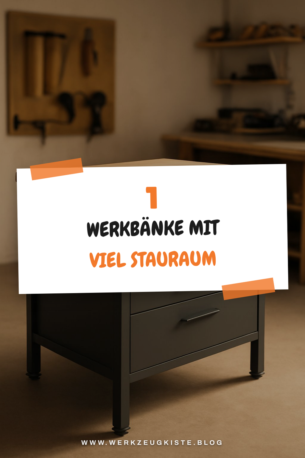 Diese Werkbänke bieten maximalen Stauraum