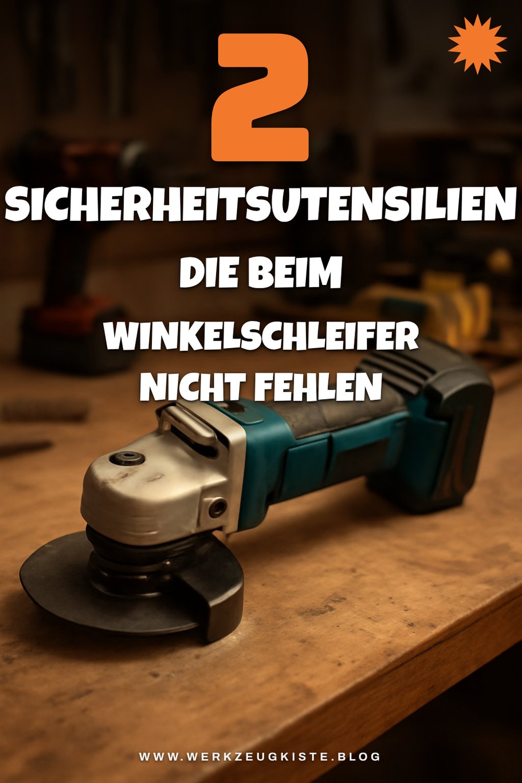 Sicherheitsausrüstung für Winkelschleifer