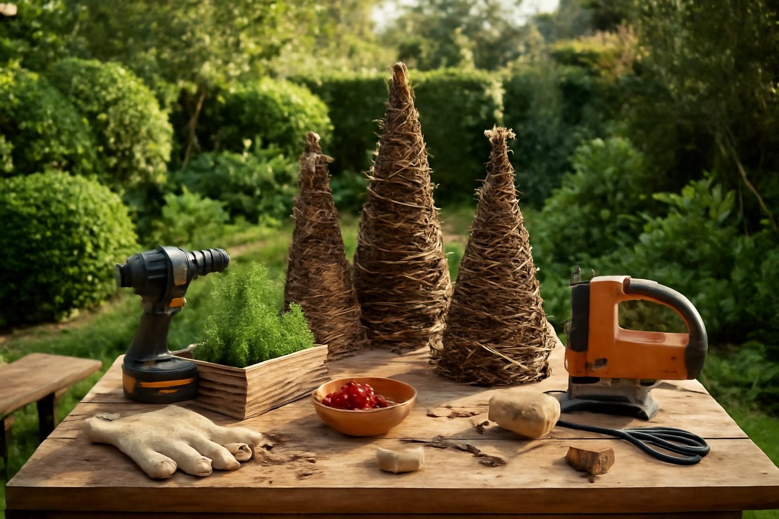 Adventsdeko für draußen selber bauen in 7 Schritten