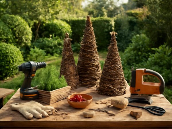 Adventsdeko für draußen selber bauen in 7 Schritten