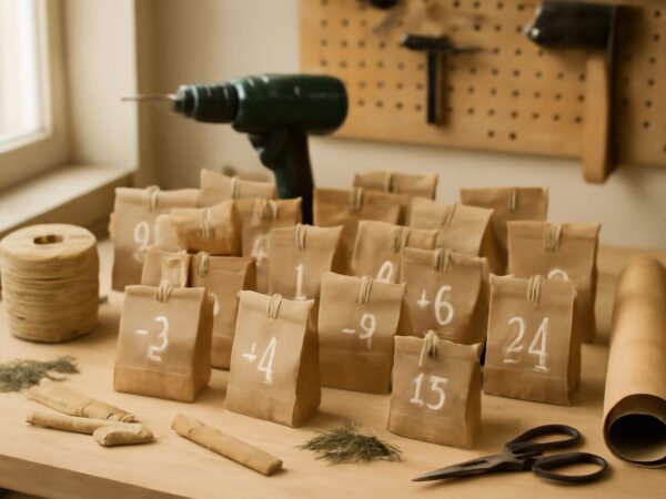 Adventskalender DIY basteln aus Paletten ohne Vorkenntnisse