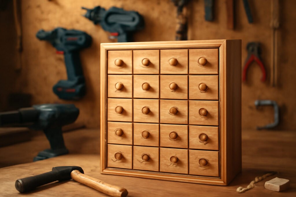 Adventskalender DIY Ideen Holz Vorlage