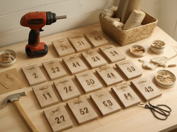 Adventskalender für Heimwerker Befüllen