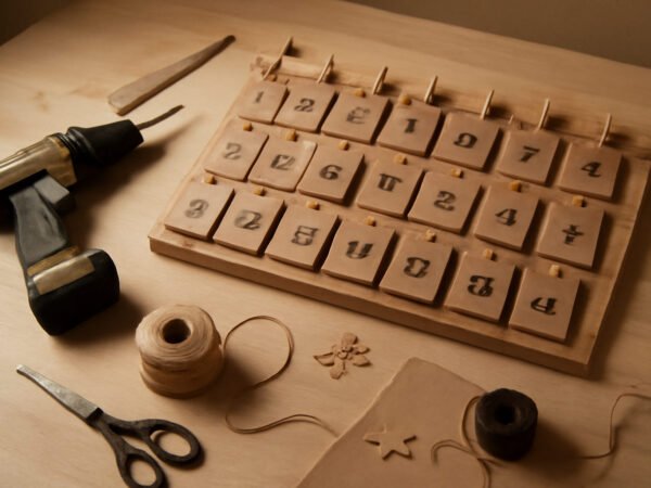 Adventskalender zum Befüllen selber bauen in 6 Schritten