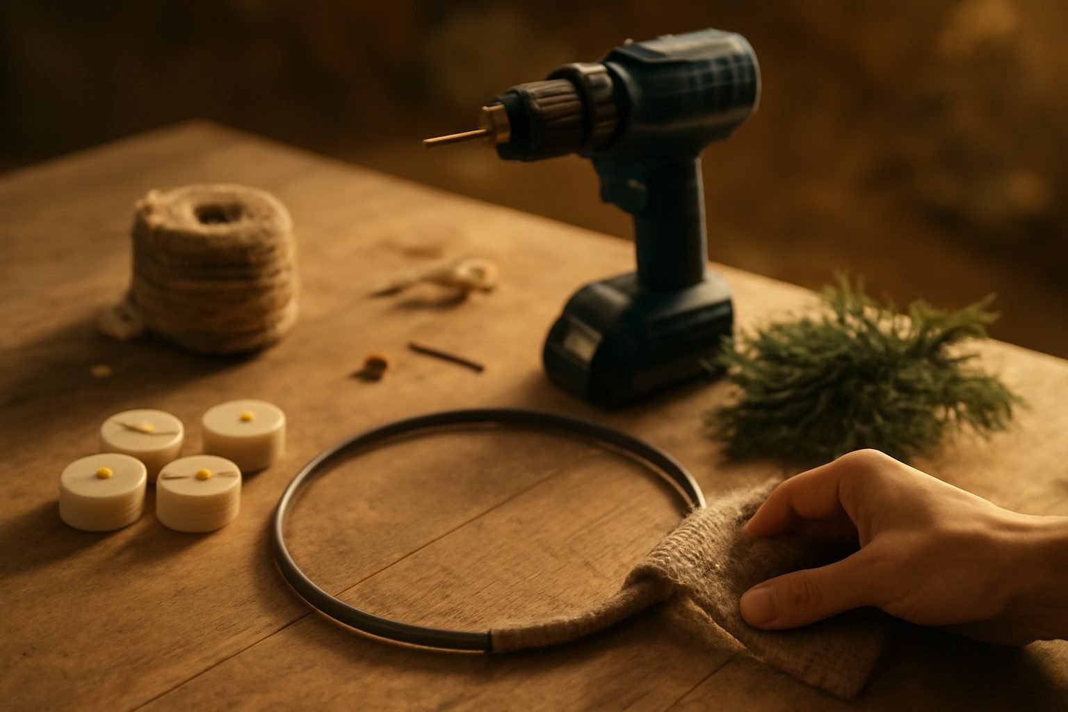 Adventskranz Halter selber bauen: 6 Schritte zum Ergebnis