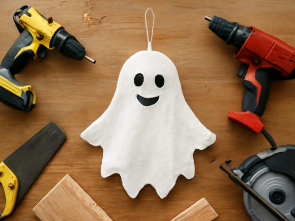 Beweglicher Halloween Geist selber bauen ohne Vorkenntnisse