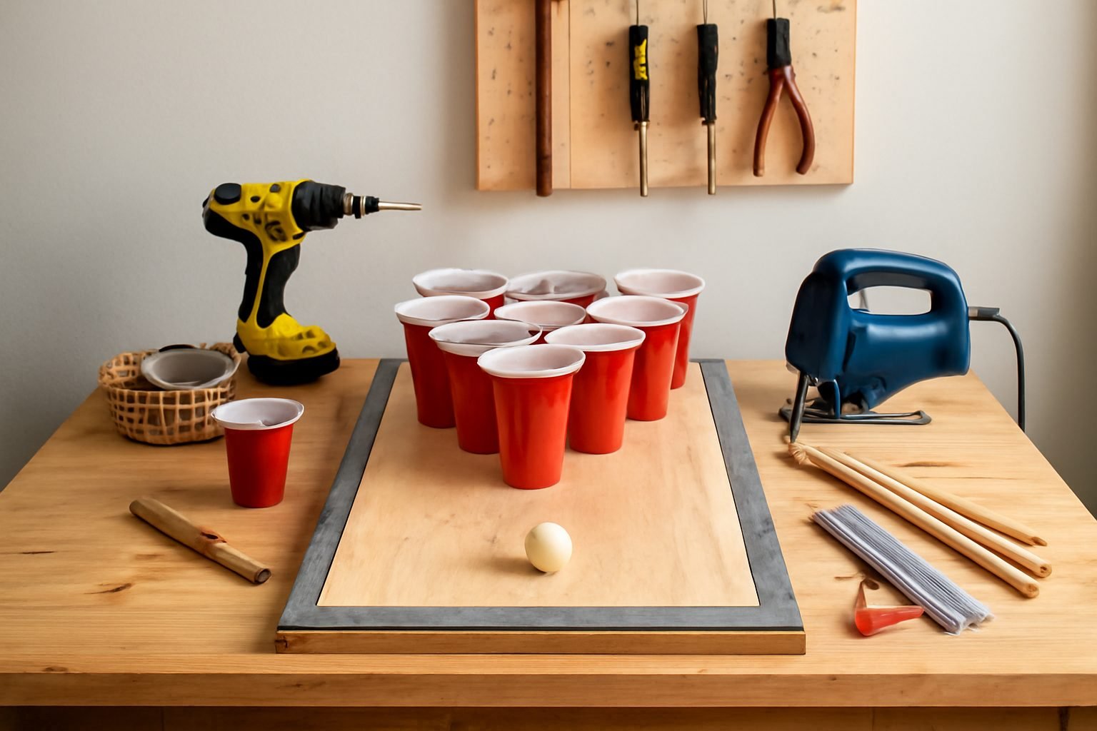 Bierpong Tisch selber bauen Anleitung — so geht es richtig