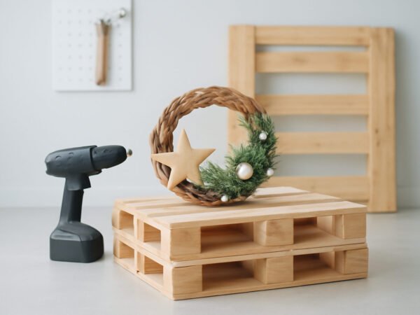 DIY Weihnachten basteln aus Paletten ohne Vorkenntnisse