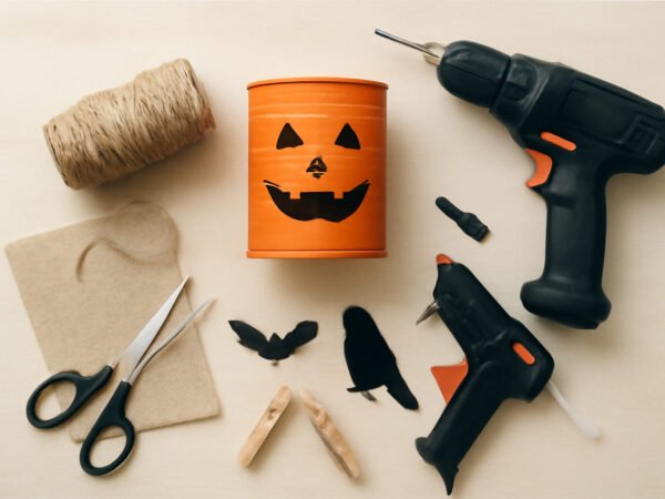 Halloween Deko aus Upcycling Material — so geht es richtig