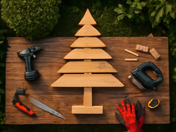 Holz Tannenbaum für draußen bauen: 10 Modelle im Vergleich