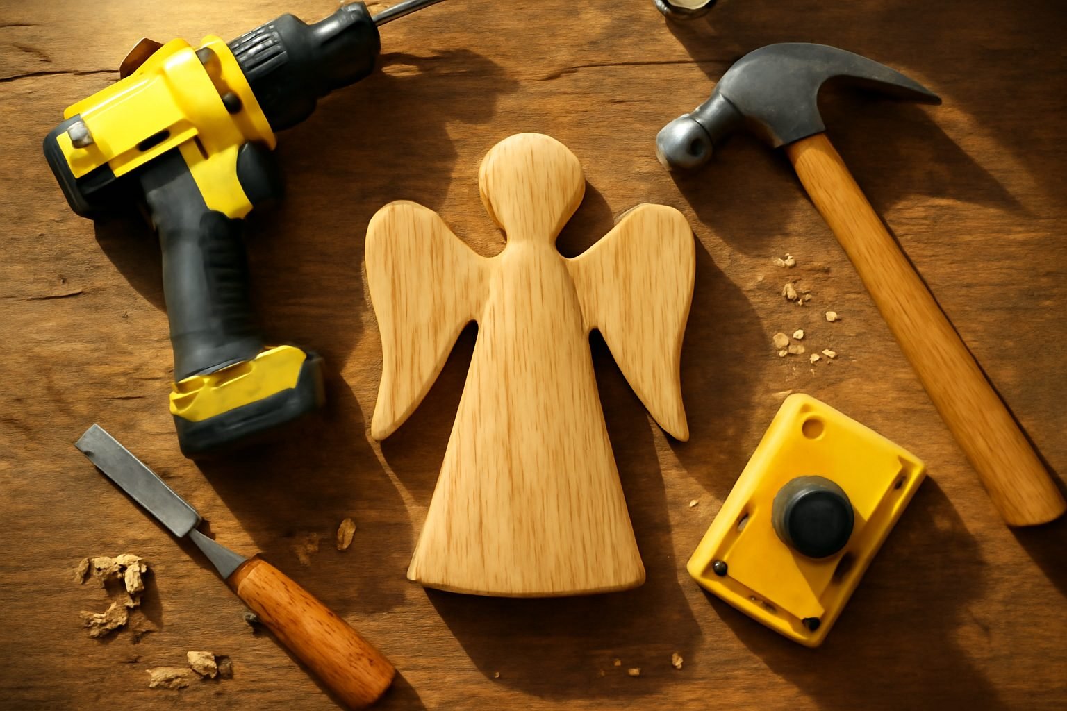 Holzengel selber machen Anleitung — so geht es richtig