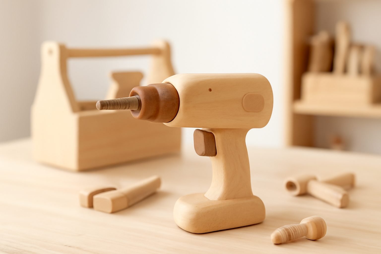 Holzspielzeug selber bauen zu Weihnachten ohne Vorkenntnisse