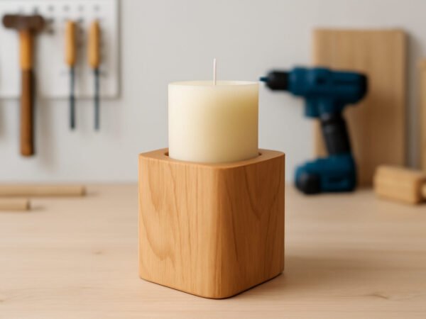 Kerzenständer drechseln für den Advent