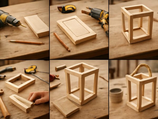 Laterne aus Holz selber bauen: 6 Schritte zum Ergebnis