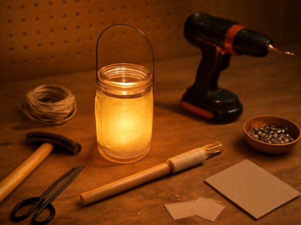 Laternenstab mit LED selber machen in 6 Schritten