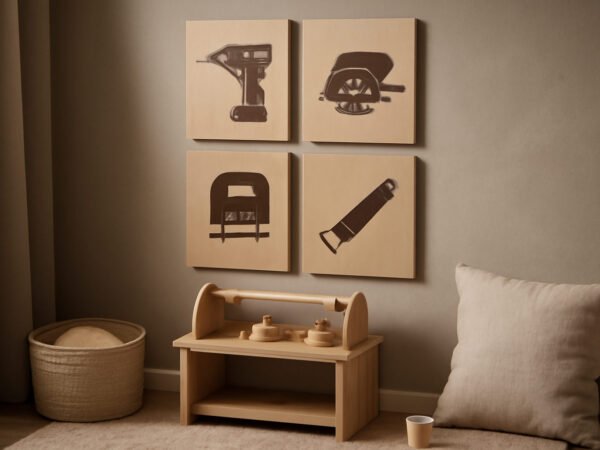Poster Babyzimmer aus Holz — was sich lohnt und was nicht
