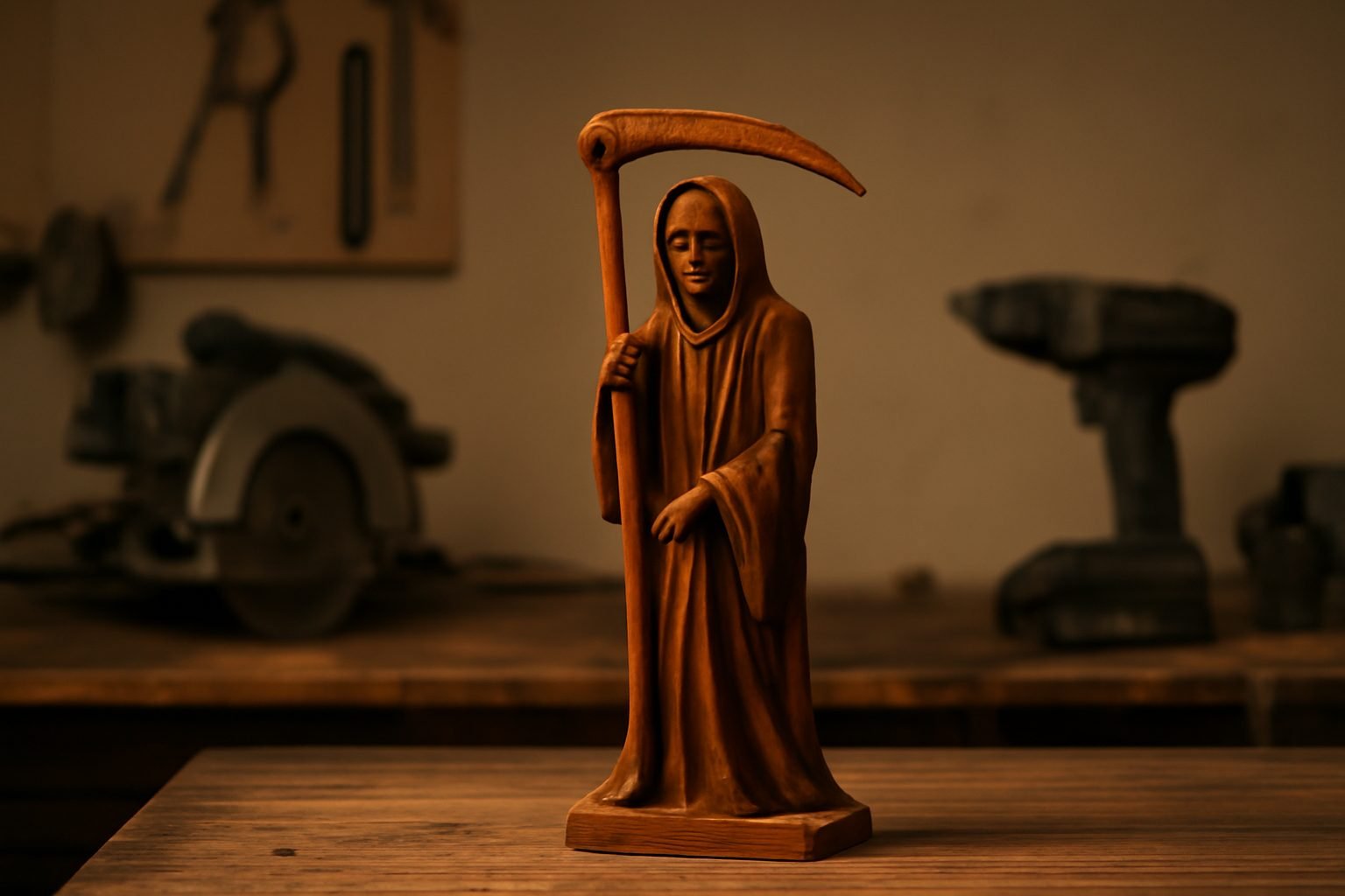 Sensenmann Figur selber bauen in 6 Schritten