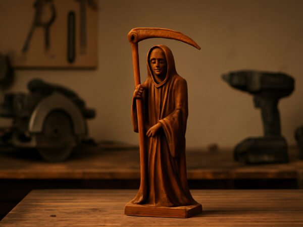 Sensenmann Figur selber bauen in 6 Schritten