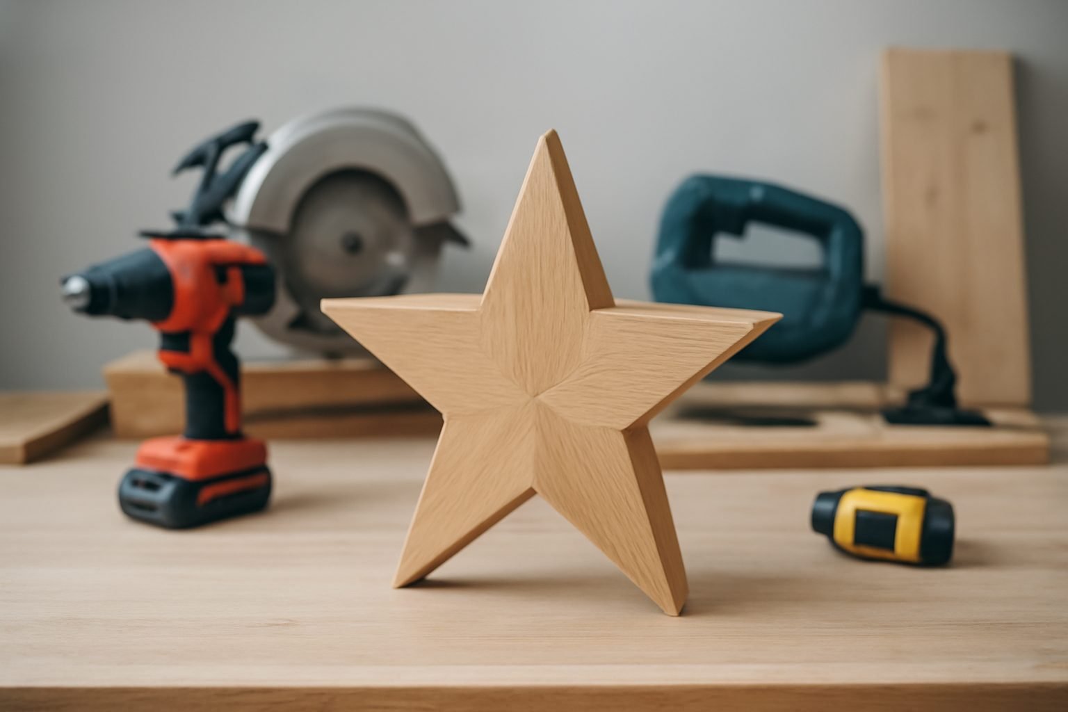 Sterne aus Holzresten selber bauen — so geht es richtig