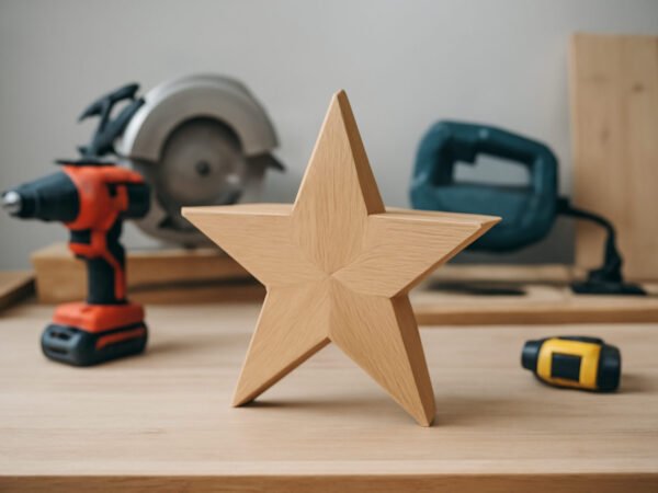 Sterne aus Holzresten selber bauen — so geht es richtig