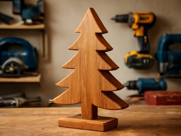 Tannenbaum aus Holzlatten selber bauen ohne Vorkenntnisse