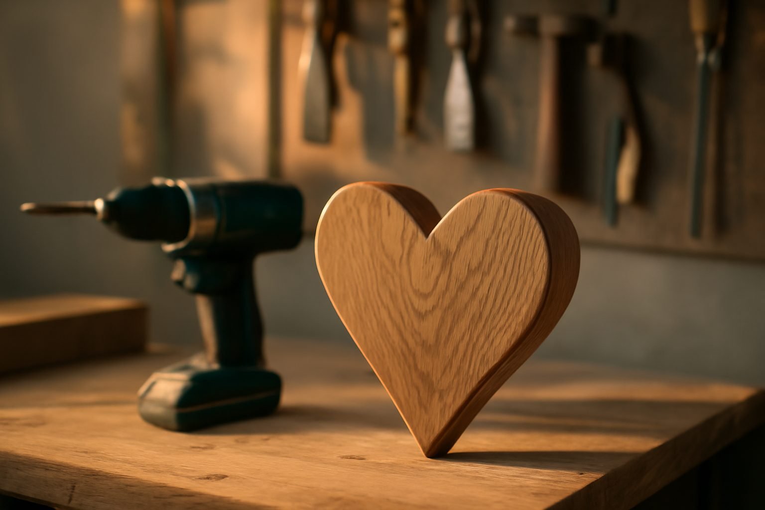 Valentinstag basteln aus Paletten — der Weg zum Ergebnis