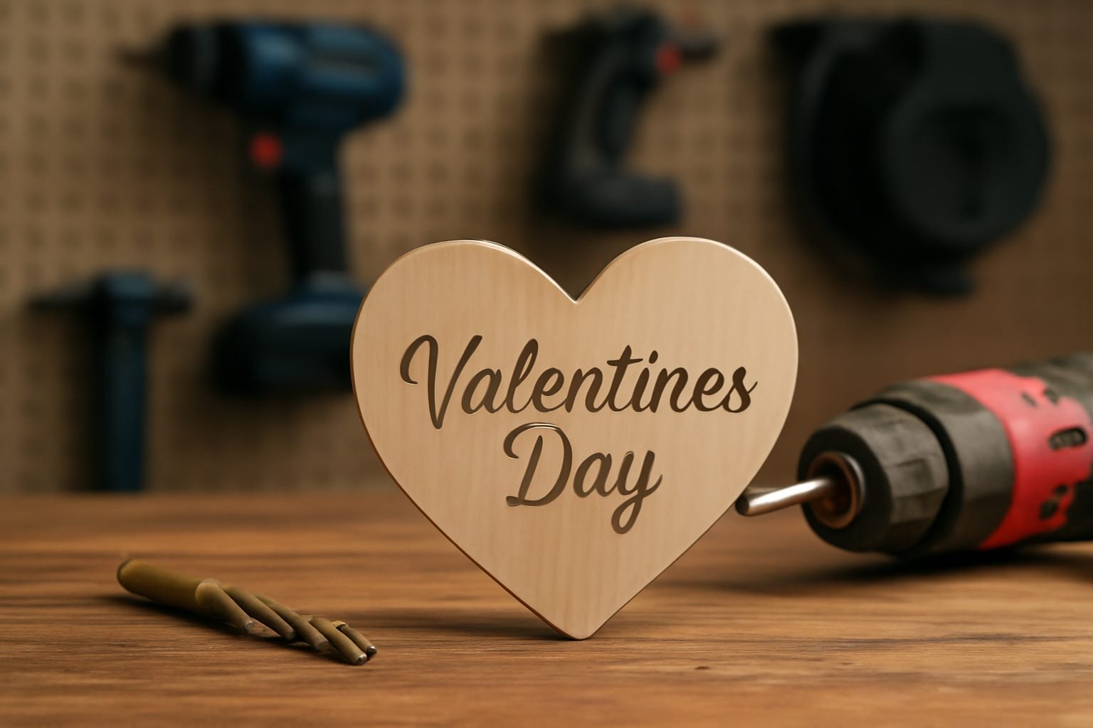 Valentinstag Dekoration Holz Vorlage — 8 Punkte zum Abhaken