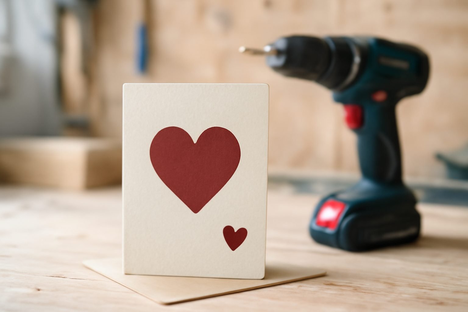 Valentinstag Karten aus Paletten ohne teure Anschaffung