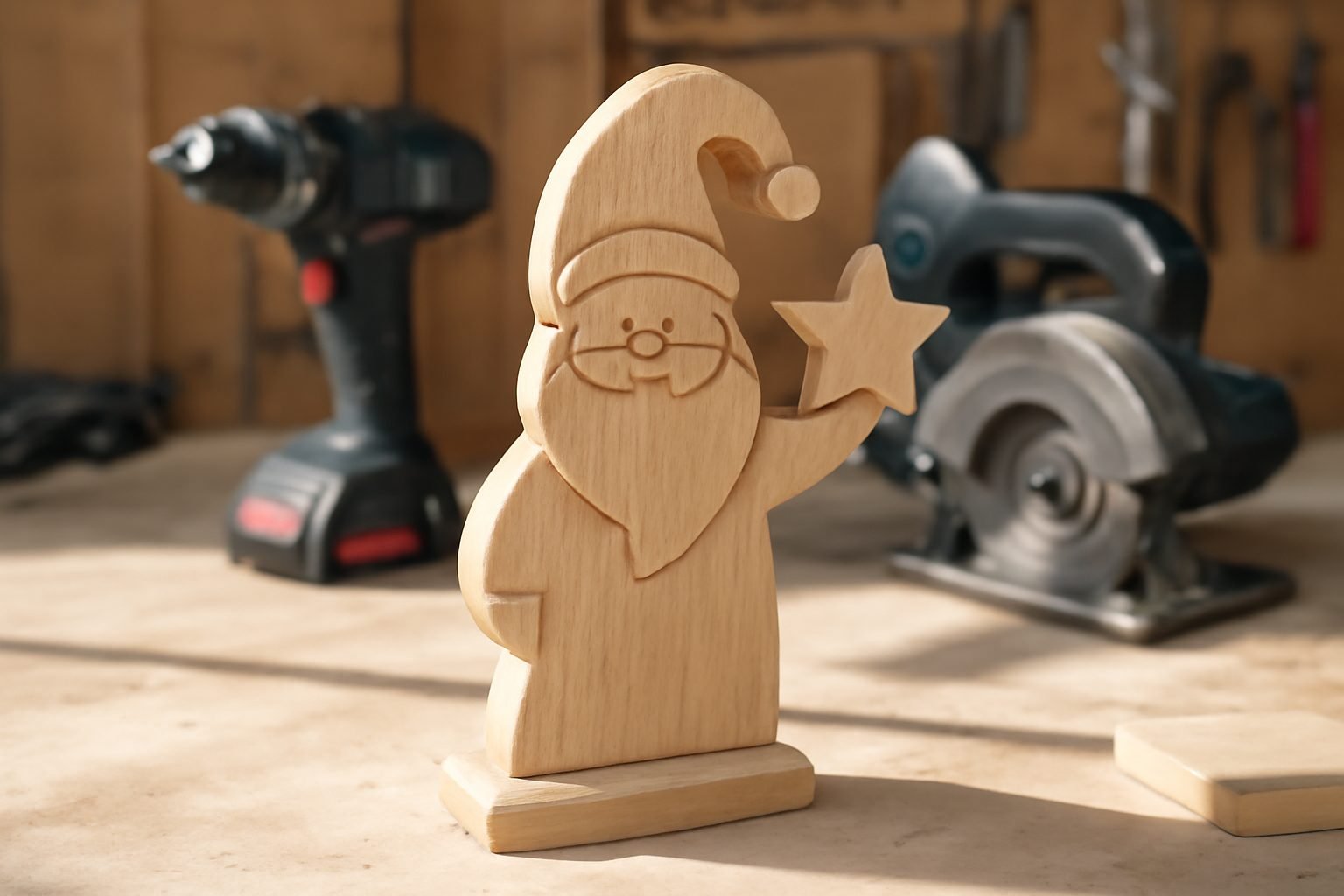 Weihnachtsdeko aus Altholz selber machen ohne Vorkenntnisse