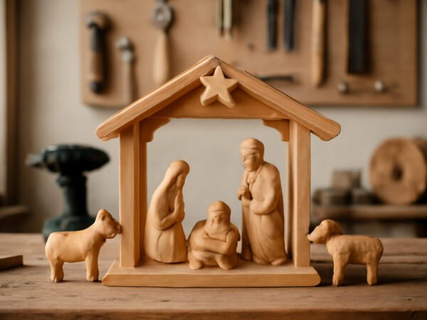 Weihnachtsdeko Hauseingang außen aus Holz ohne Vorkenntnisse