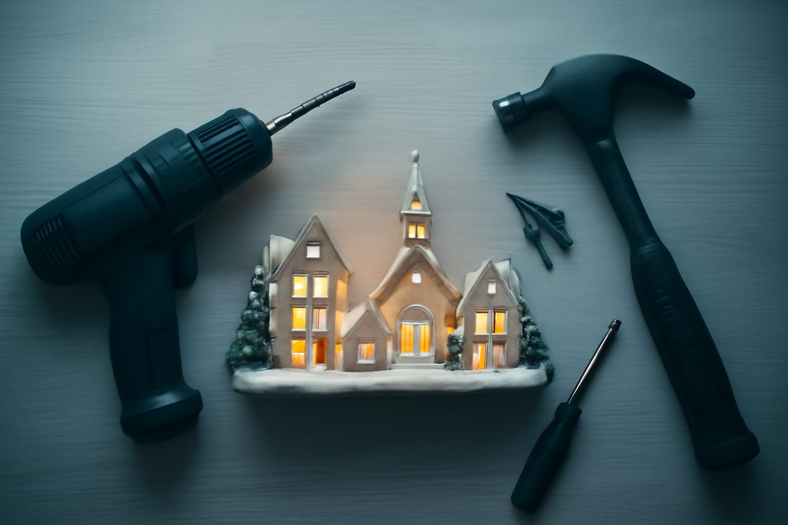 Weihnachtsdorf Beleuchtung selber bauen — so geht es richtig