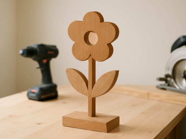 Winterdeko Garten aus Holz selber bauen ohne Vorkenntnisse