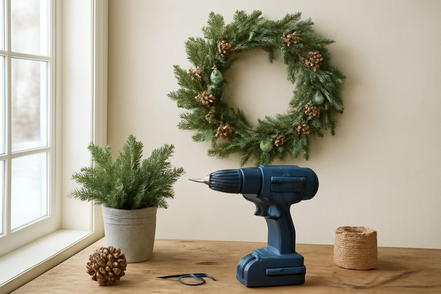 Winterdeko Garten aus Paletten ohne teure Anschaffung