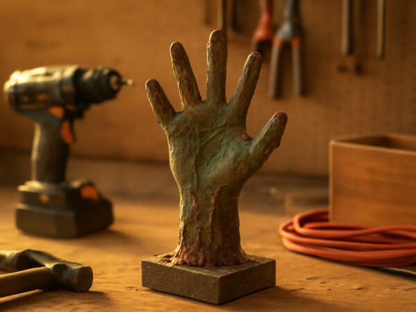 Zombie Hand Deko selber machen in 6 Schritten